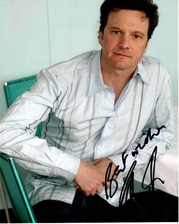 COLIN FIRTH signed autographed 8x10 Photo Poster painting