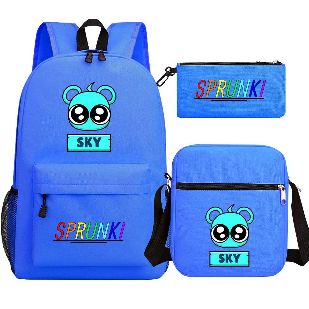 Mayoulove Sprunki Backpack Lightweight Design with Multiple Pockets for School Adventures-Mayoulove