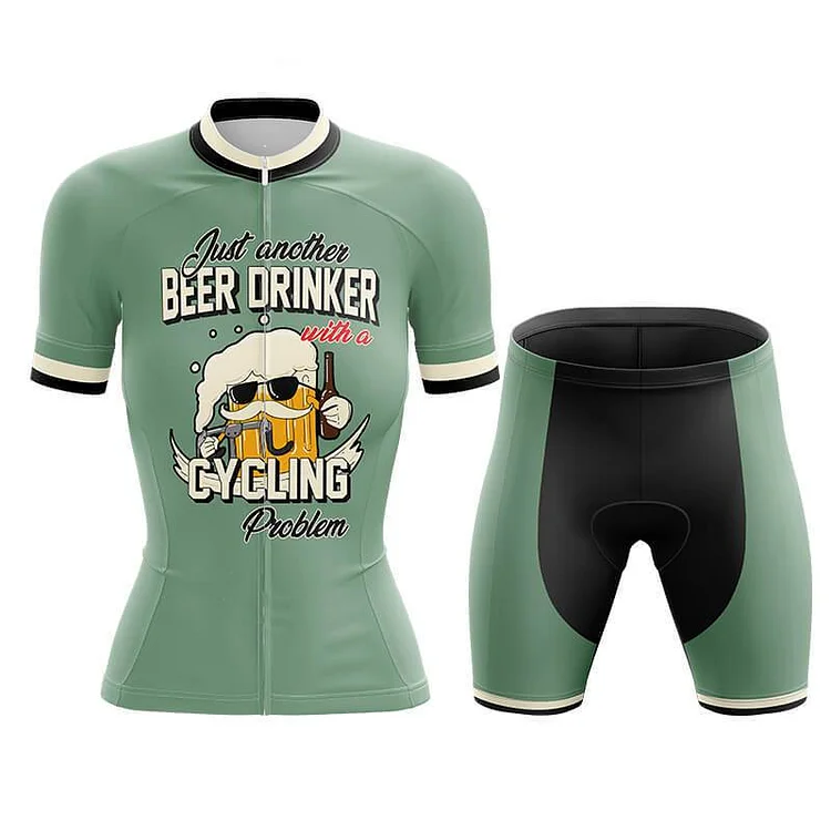 A Beer Drinker Women's Short Sleeve Cycling Kit