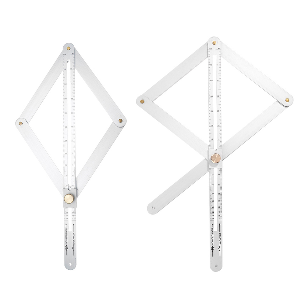 

Multifunction Angles Cutting Edge Woodworking Ruler Carbon Steel Protractor, 501 Original