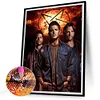 Supernatural Tv Series-Full Round Diamond Painting 30*40CM