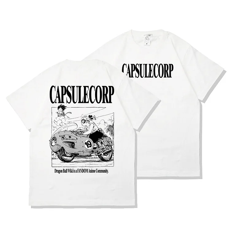 Pure Cotton Dragon Ball Capsule Corp T shirt