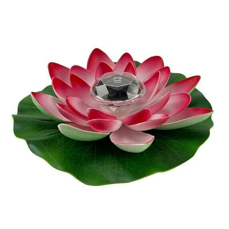 Solar Floating Lotus Flower Light(One piece set)