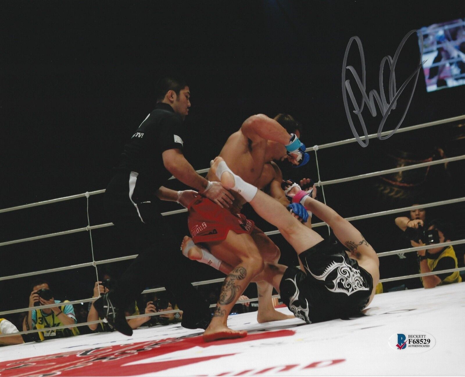 Phil Baroni Signed 8x10 Photo Poster painting BAS Beckett COA UFC Pride FC Picture Autograph 529