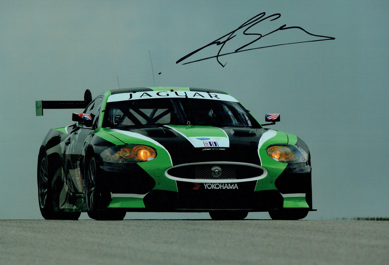 Marc GOOSSENS SIGNED 12x8 Photo Poster painting AFTAL Autograph COA Jaguar Driver Sebring