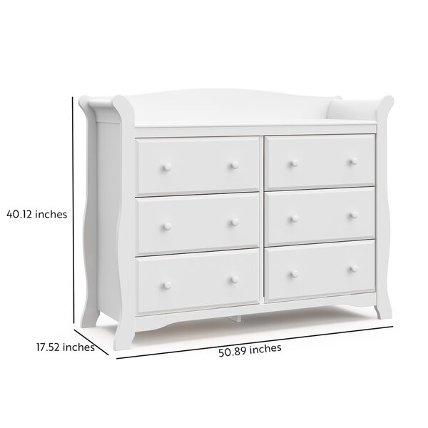 Avalon 6 Drawer Double Dresser