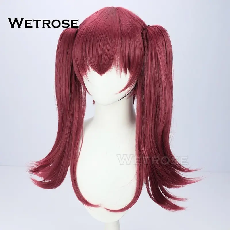 [Wetrose] In Stock Hololive Virtual YouTuber Vtuber Houshou Marin Red Wig Cosplay Costume Various Styles Cosplay Wig 