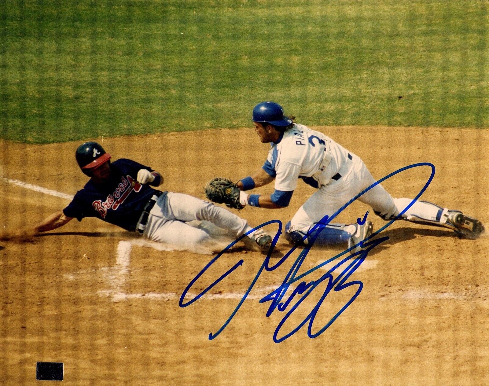 MIKE PIAZZA AUTOGRAPHED HAND SIGNED 8X10 Photo Poster painting L.A. DODGERS w/COA