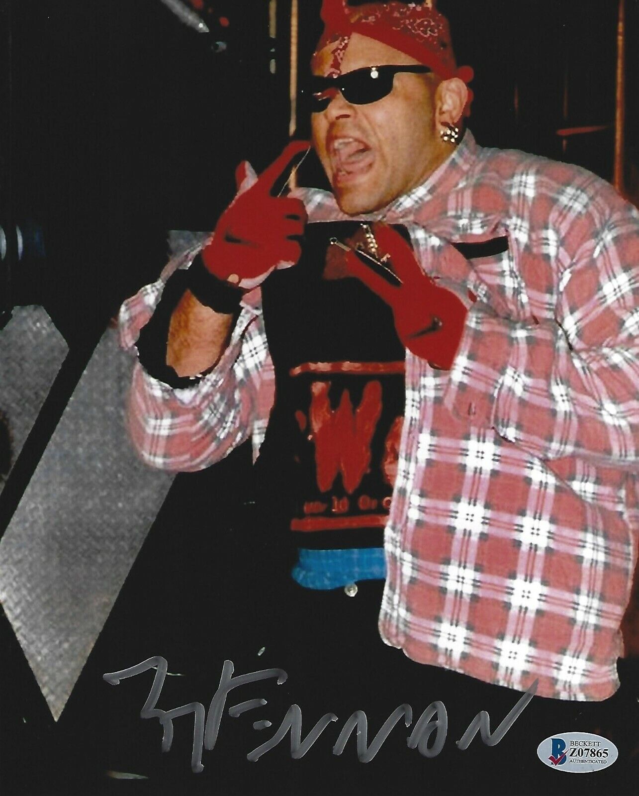 Konnan Signed 8x10 Photo Poster painting BAS Beckett COA WWE WCW NWO AAA TNA Picture Autograph 2