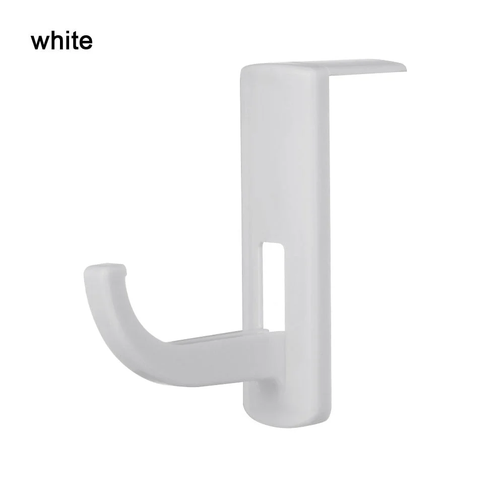 1pc Earphone Holder Headphone Headset Hanger Holder Hook Tape Sticker for Desk PC Display Monitor Household Accessories