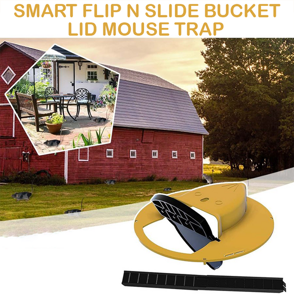 Smart Flip N Slide Bucket Lid Mouse Trap