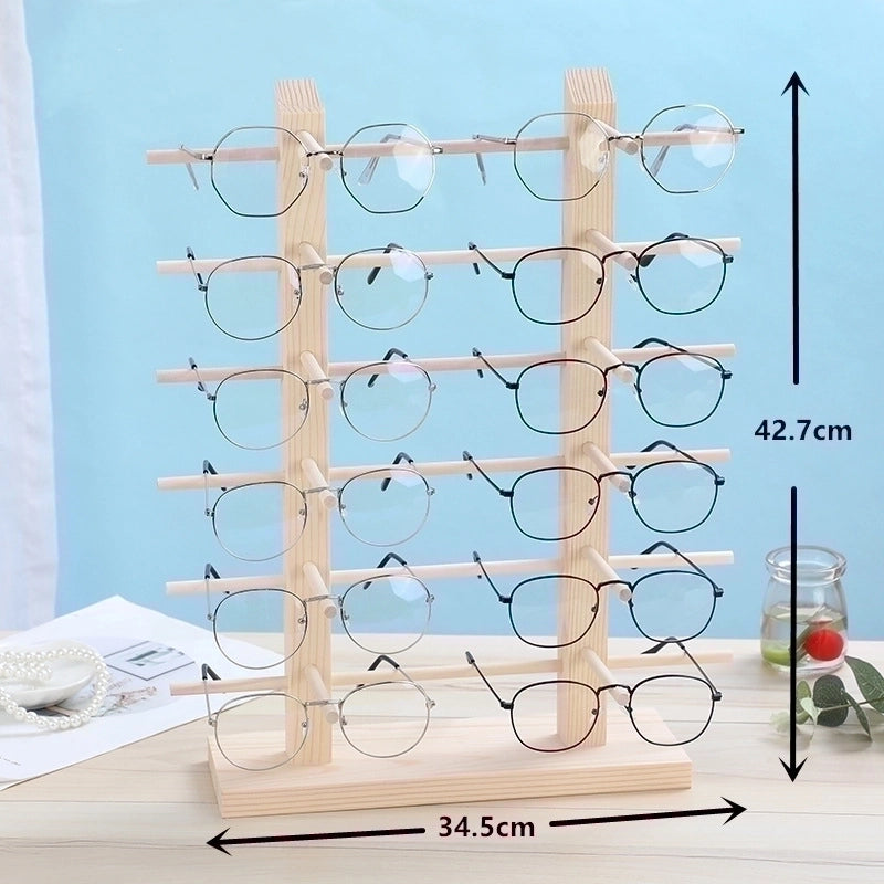 Minimalist Geometric Solid Wood Jewelry Display