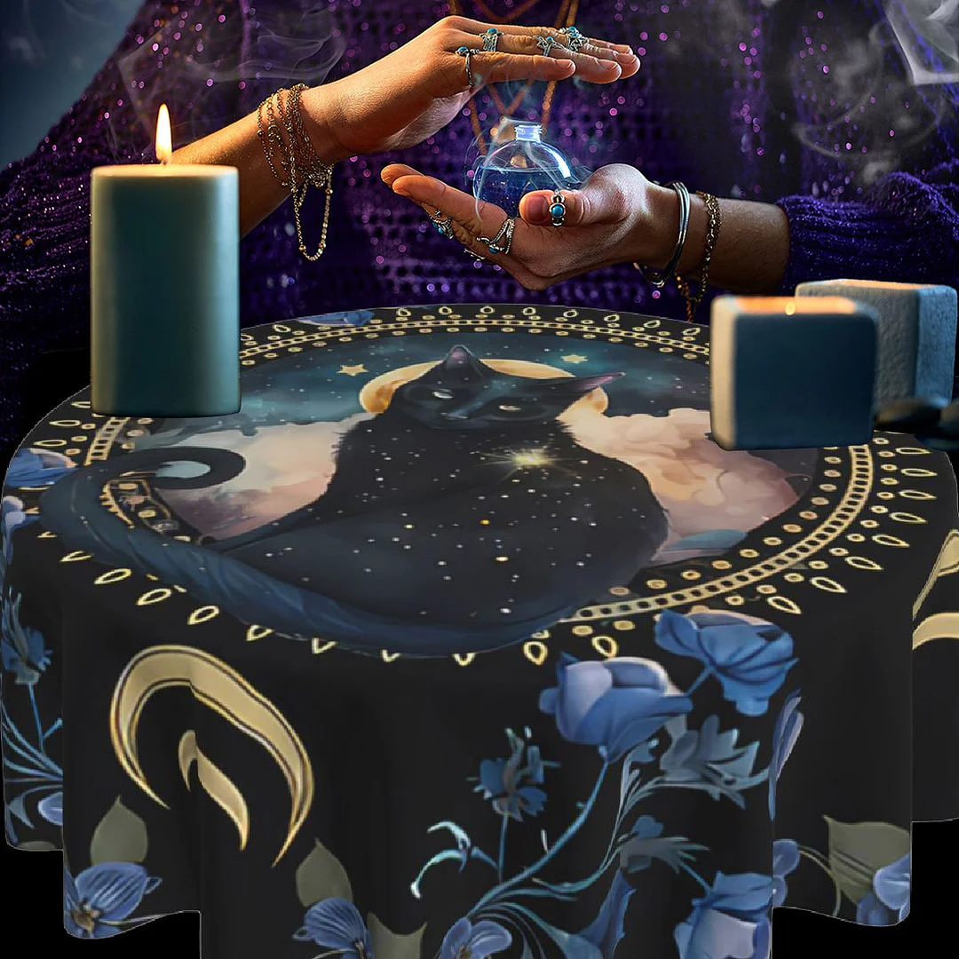 Tarot Tablecloth Tarot round tablecloth