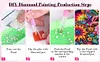 Diamond Painting-DIY Special Shaped Drill Sunflower & Rose Colorful with Frame(29x29cm)