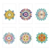 6pcs Mini Square Diamond Painting -Mandala