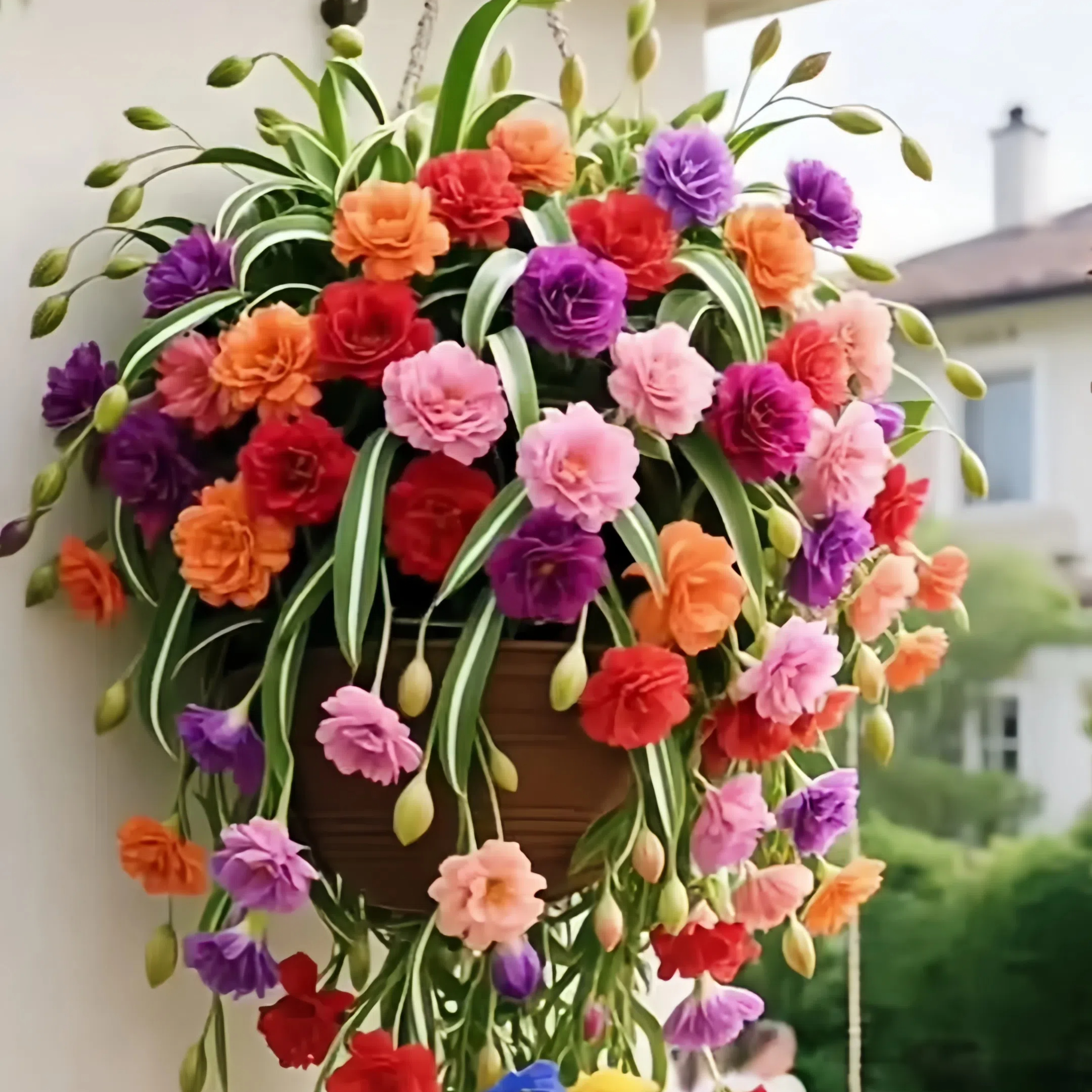 Grand Bloom Spider Plant Seeds/Bulbs 💐 Nature's Hanging Masterpiece of Color & Grace