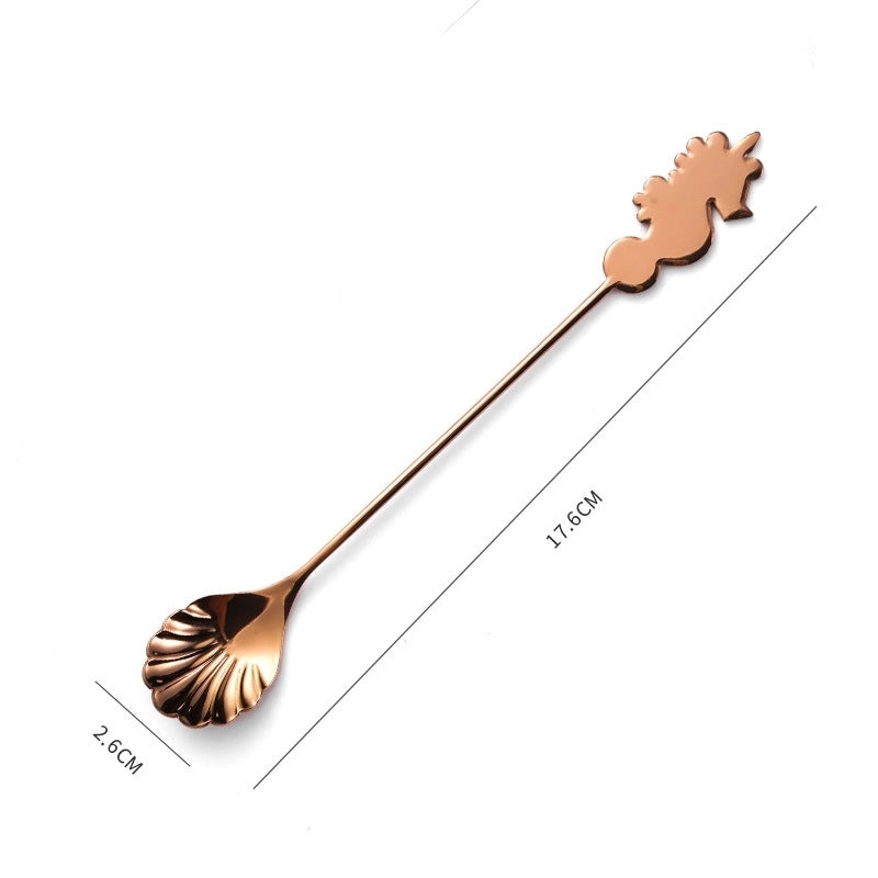 Casual Cartoon Stainless Steel Spoon Fruit Fork
