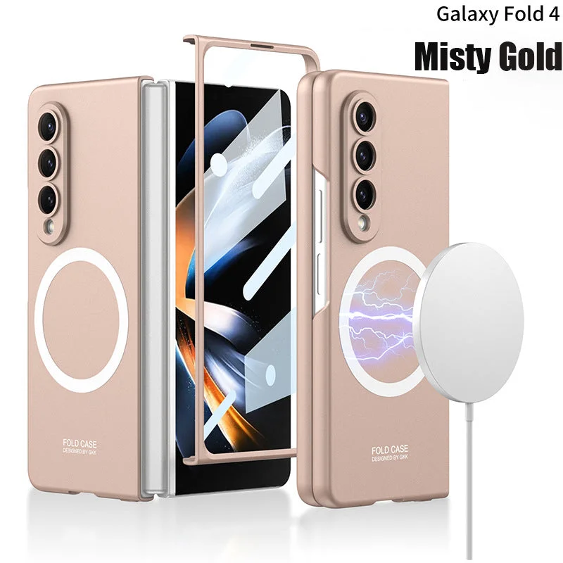 Applicable To Samsung ZFold3/ZFold4 Ultra-Thin Shell Film Wireless Charger Phone Case