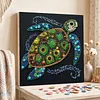 Framed Turtle - DIY Button Art Painting Kit for Creativity DIY Pearl Dot Crafts for Gift Home Wall Decor 30*30CM