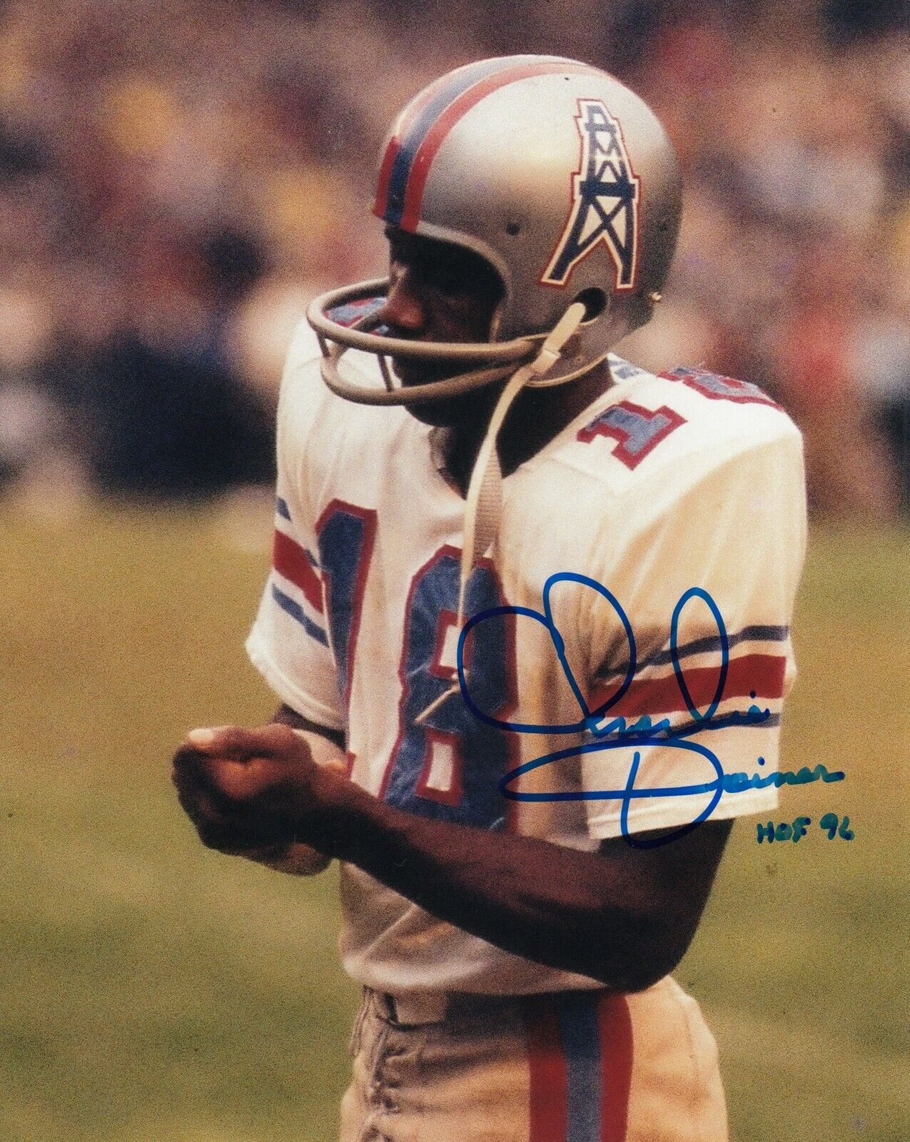 Charley Joiner #1 8x10 Signed Photo Poster painting w/ COA Houston Oilers