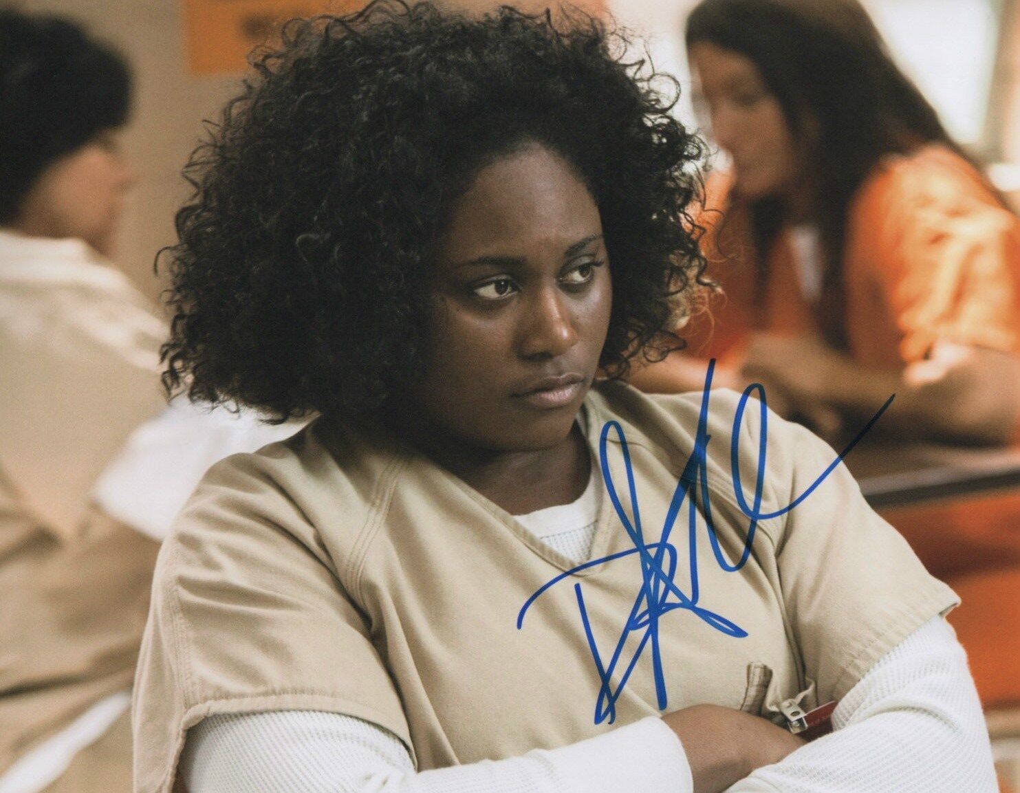 GFA Orange is the New Black * DANIELLE BROOKS * Signed 8x10 Photo Poster painting D2 PROOF COA