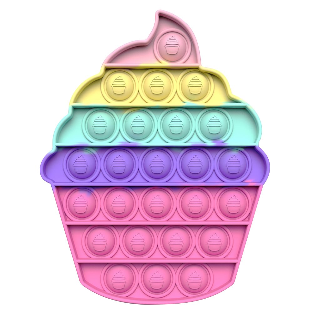 Cupcake Pink Pop It Fidget Toy