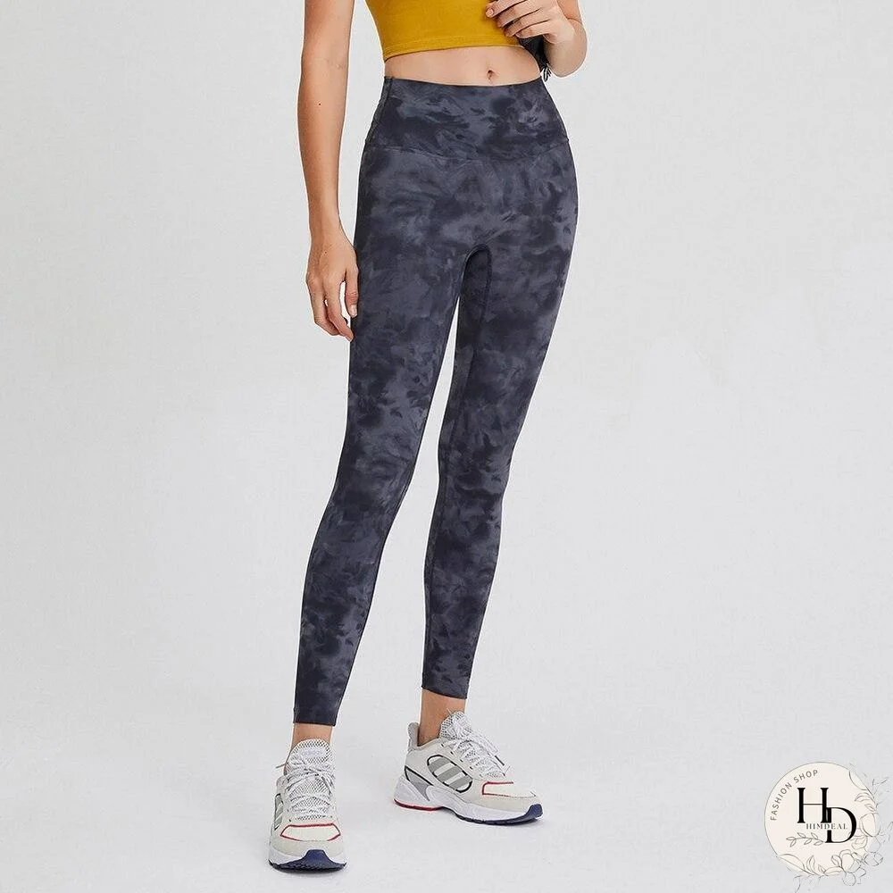 CLASSIC 3.0-TIE DYE Naked Feel Fitness Workout Legging Women No Camel Toe Squat Proof Yoga Pants Sport Gym Legging 2-12