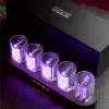 Imitation Nixie tube RGB Creative Clock 16 Million Colors, LED Light Gaming Computer Desktop Technology Ornaments Electronic DIY Digital Creativity