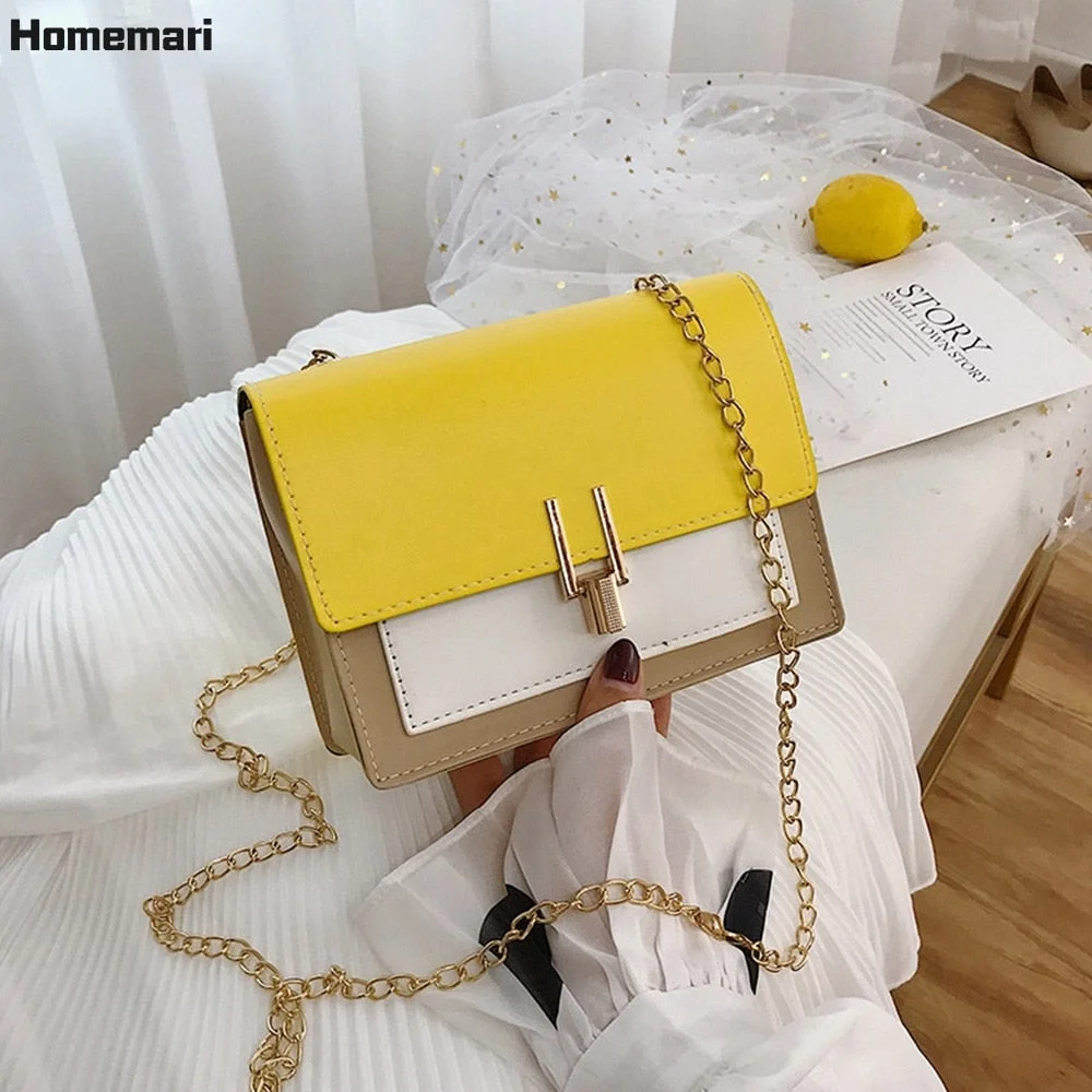 Fashion Marbling Crossbody Bags For Women 2021 PU Leather Shoulder Bag Waterproof Handbags For Women Korean Style Female Bags