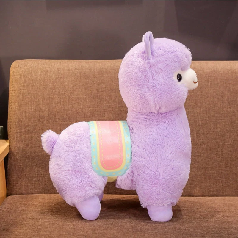 Mewaii® Cuteee Family Alpaca with Saddle  Stuffed Animal Kawaii Plush Pillow Squish Toy