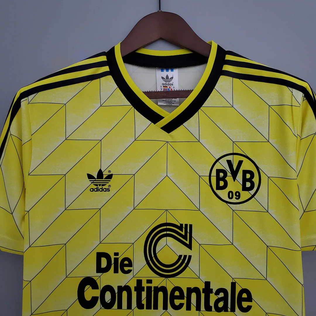 1988/1989 Retro Dortmund Home Football Shirt