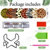 8pcs Animal Texture DIY Diamond Painting Wooden Coasters