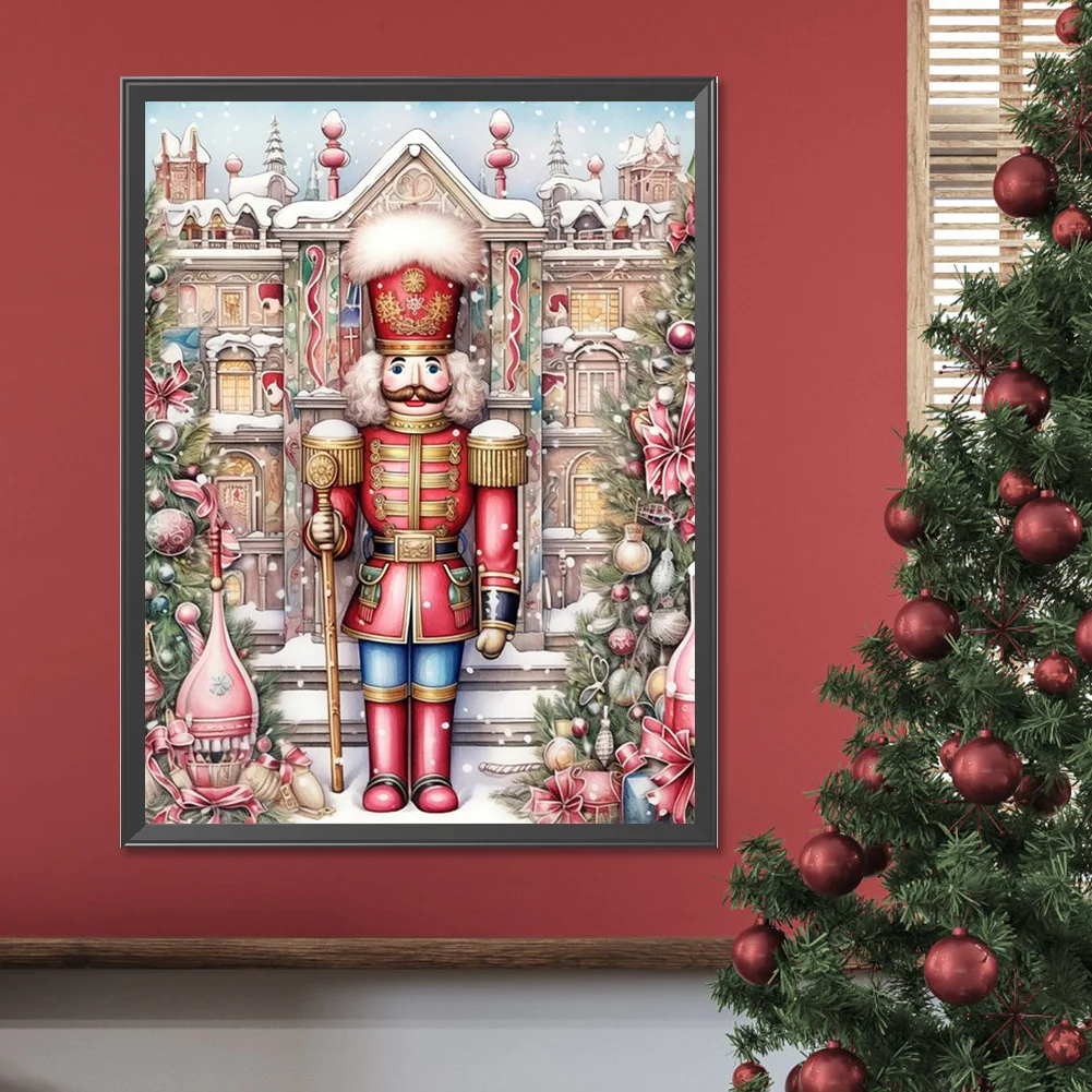 Diamond Painting - Full Round Drill - Nutcracker Soldier(Canvas|30*40cm)