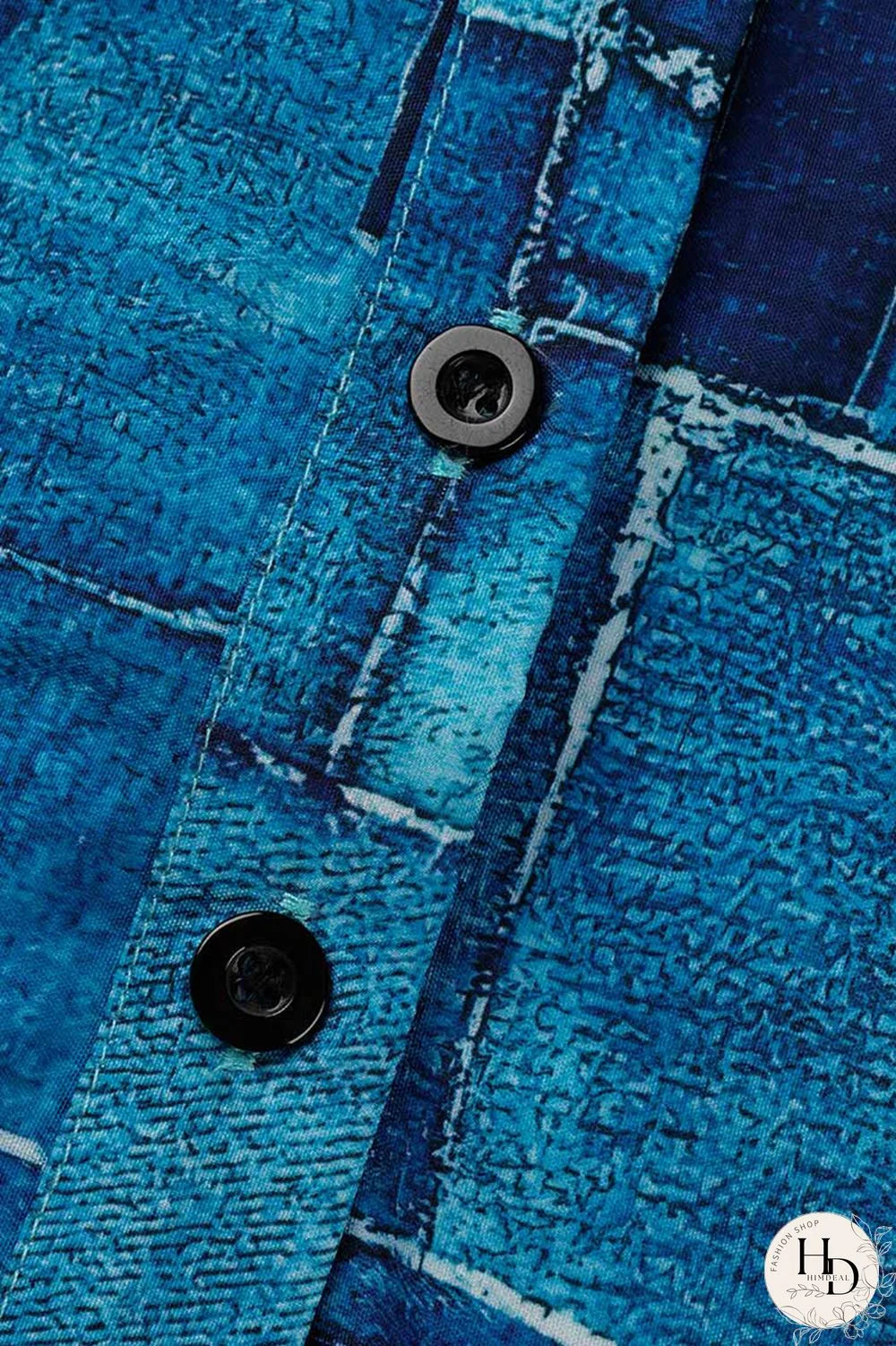 Camouflage Fashion Casual Print Patchwork Turndown Collar Shirt Dress