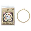 Flower-DIY Embroidery Kit with Pattern Cotton Threads Needles Hoop 30*30cm/11.81*11.81in tapestrymarket
