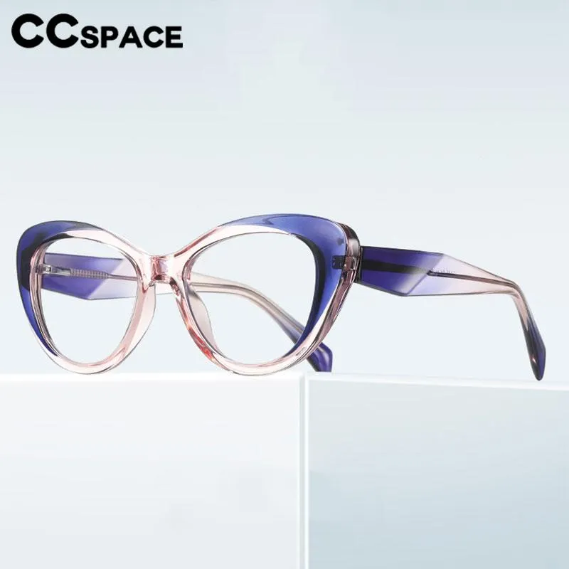 56757 Gradient Color Optical Spectacle Frame Women Cat Eye Optical ...