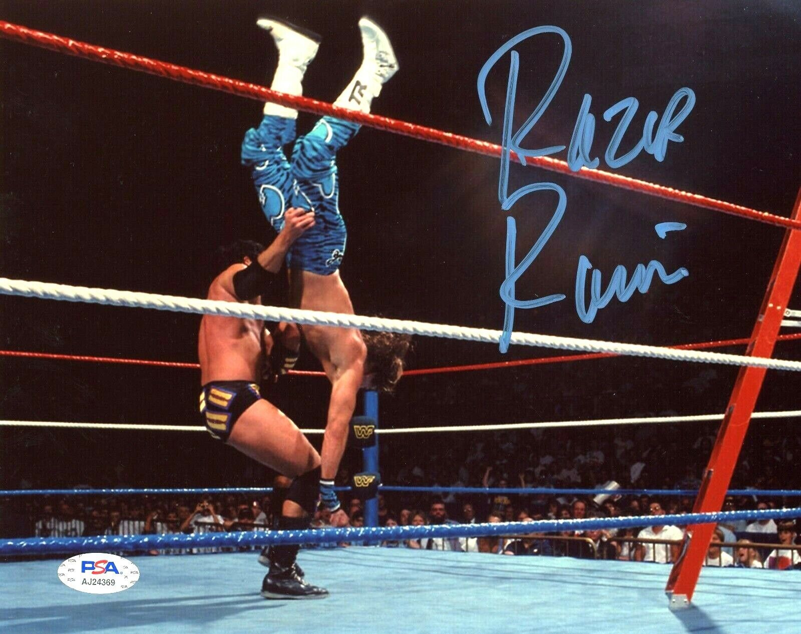 WWE RAZOR RAMON HAND SIGNED AUTOGRAPHED 8X10 WRESTLING Photo Poster painting WITH PSA COA RARE 6