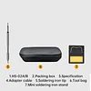 FNIRSI HS-02A 100W Portable Corded Soldering Iron Kit, 3-Speed ​​Rapid Heating, 330-100&deg;F, 3 Preset Temperatures, 6 F245 Soldering Tips, Smart Digital Soldering Pen Tool, Suitable for Electronics Repair