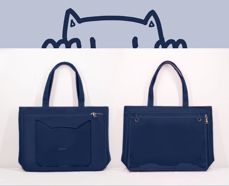Cat Shape Window Tote Itabags