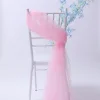 20PCS Wedding Chiavari Chair Decor 200cm Flowing Gauze Curtain Cloth
