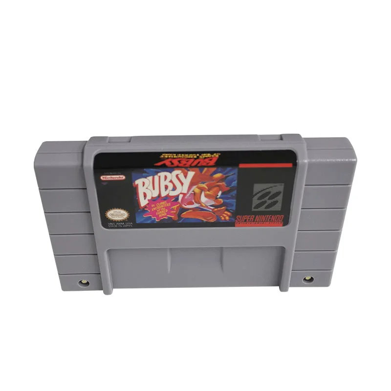 Bubsy in Claws Encounters of the Furred Kind SNES For Super Nintendo Entertainment System - 16 Bit US Version Game Cartridge