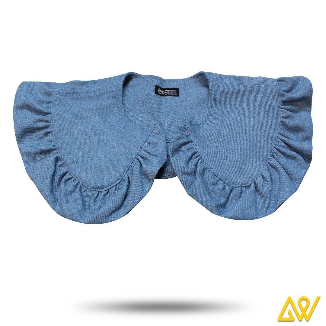 Shi Anewow™ wathet blue shawl cloak collar - AW8036