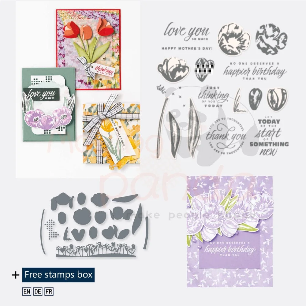 2022 New Metal Cutting Dies And Stamps Clear Silicone Stamps For Scrapbooking DIY Paper Photo Cards Cutting Dies Craft Cuts