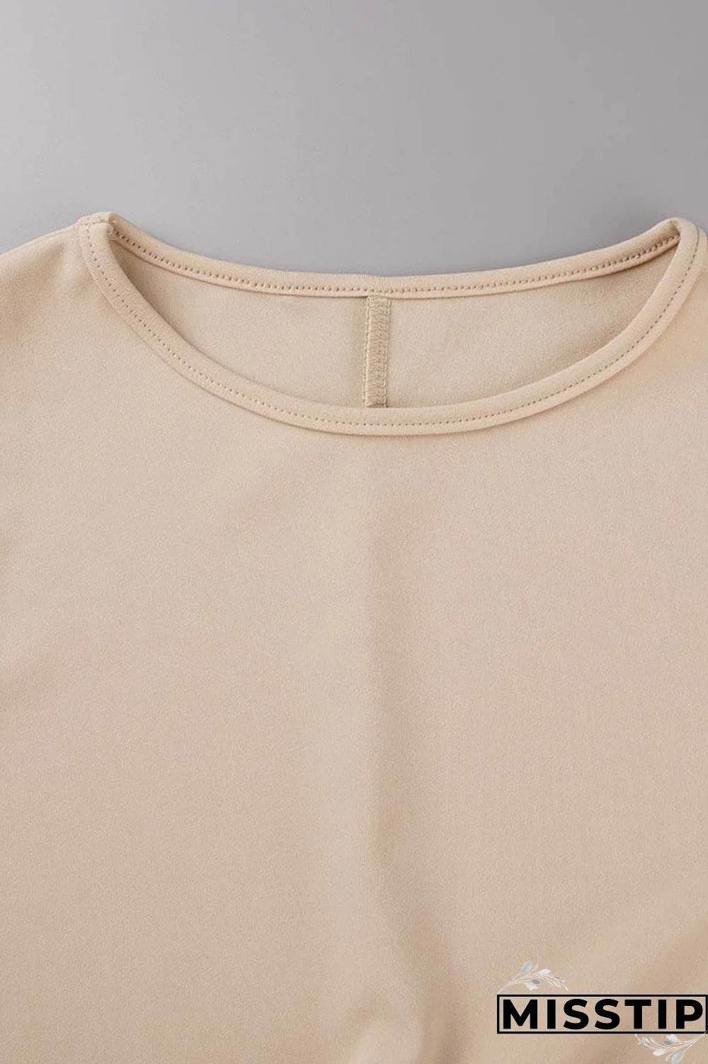 Black Casual Solid Patchwork O Neck Sleeveless Two Pieces