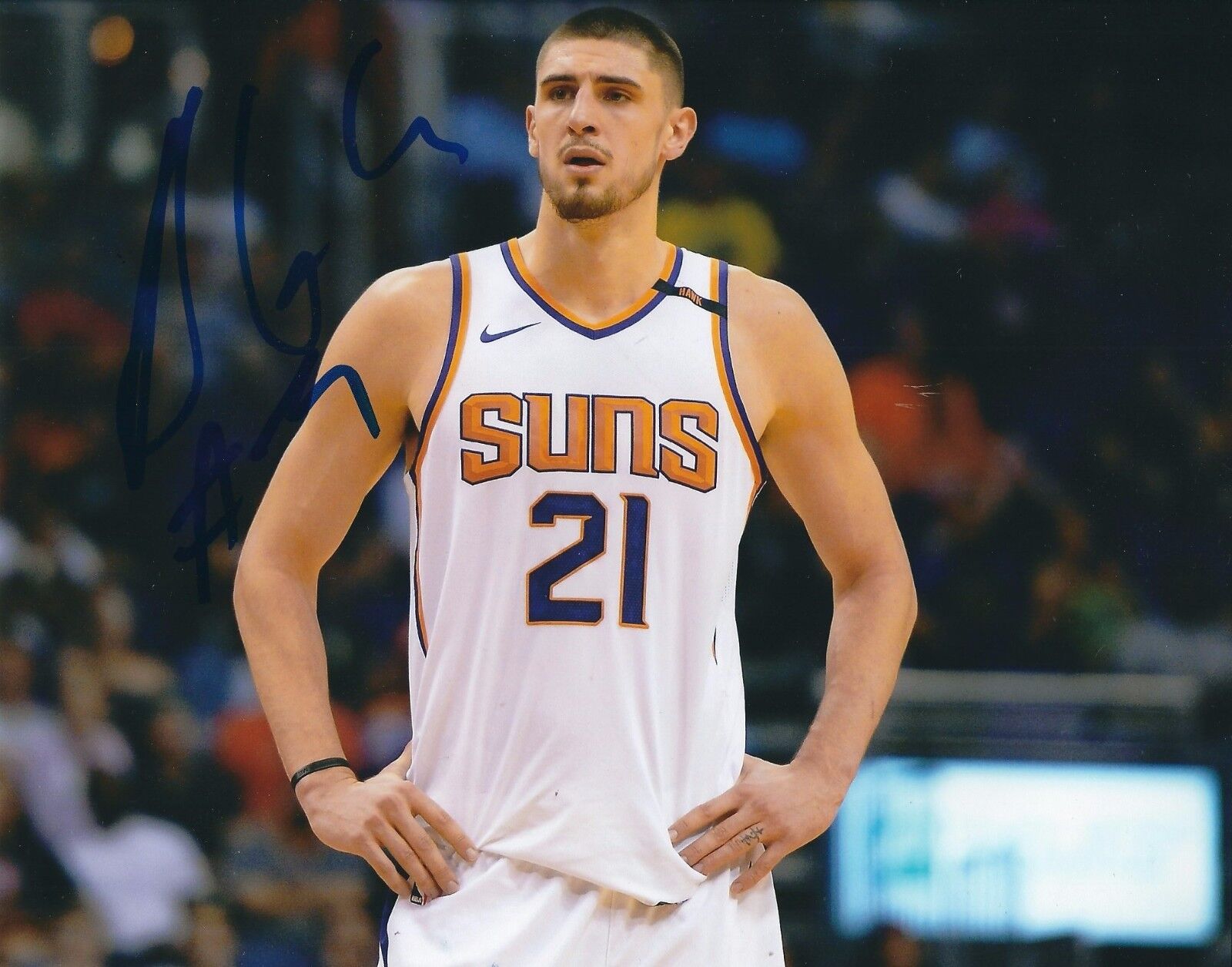 Signed 8x10 ALEX LEN Phoenix Suns Autographed Photo Poster painting w/COA