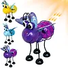 Solar Bees Lights Solar LED Garden Lights Waterproof Cute Ant Statue Garden Decor 3D Metal Ants Art Decor for Garden Backyard Table Wall Decor