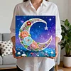 (25x25cm)DIY Pearl Painting Framed Handmade Pearl Material Art Kit Living Room Decor