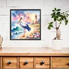 Diamond Painting -DIY Round Drill Egret(40x40cm)