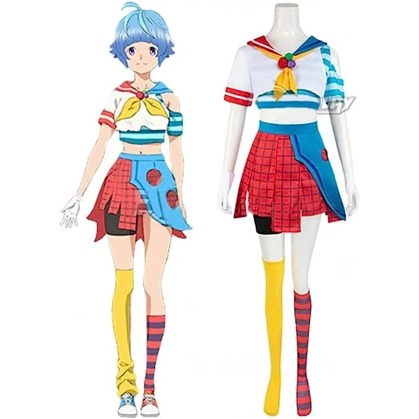 Bubble 2022 Movie Uta Cosplay Costume Women's Uniform Suit with Stockings