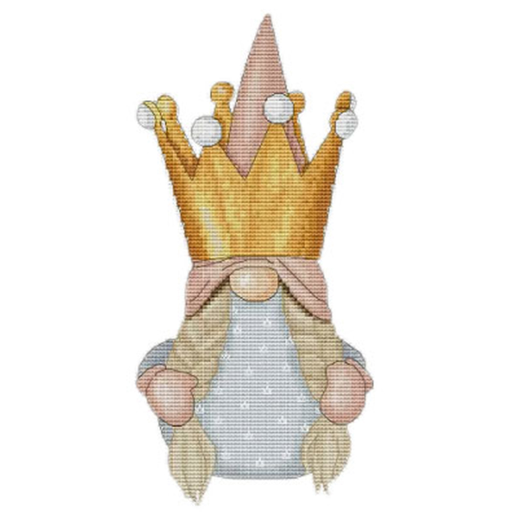 

Gnome - 11CT Stamped Cross Stitch - 30*45CM, 501 Original